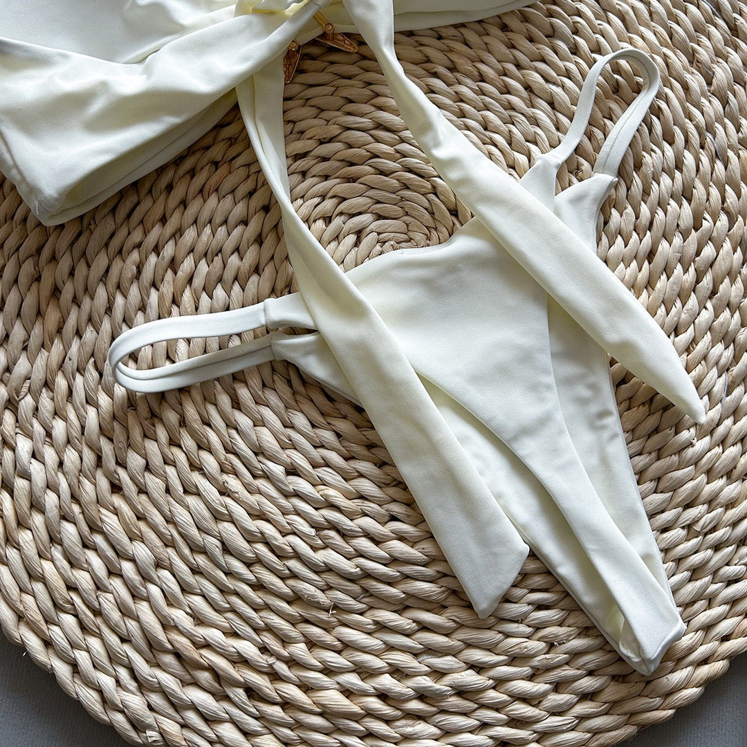 Strapless bikini swimsuit with starfish design – Li Yam