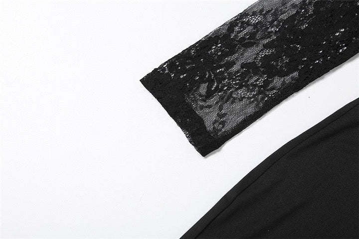 Maxi dress with lace decoration - JUMA