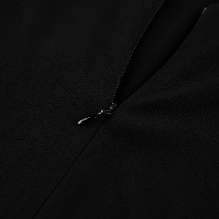 Maxi dress with turtleneck and open back - TITI