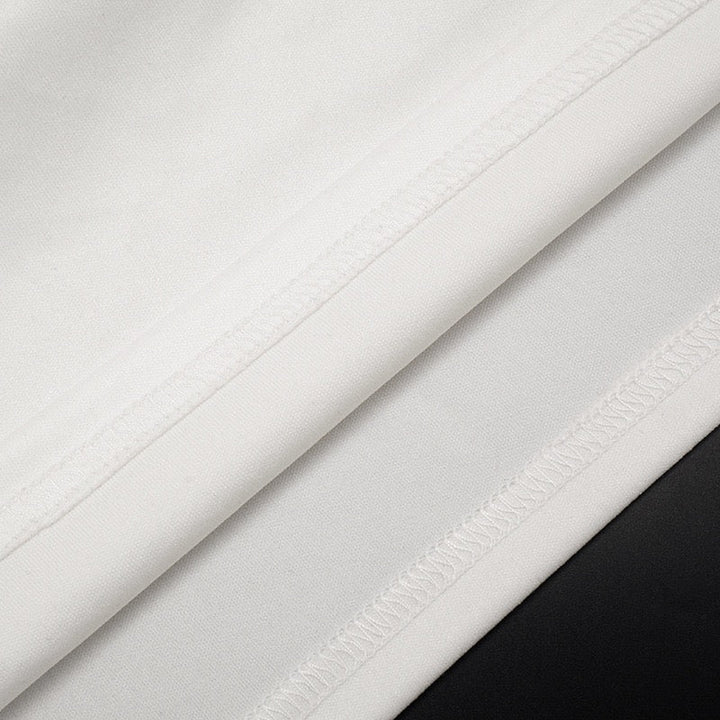 Tailored mini dress with pin closure and pleats - EDEN