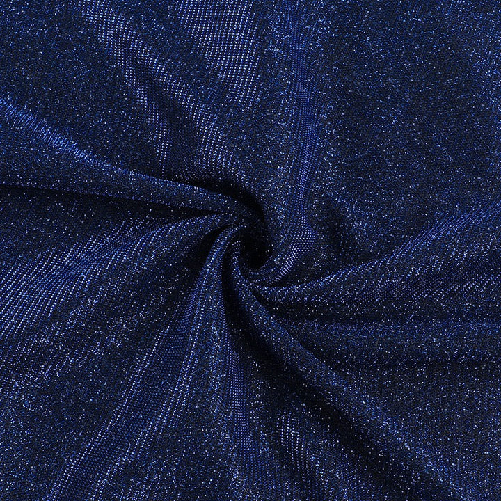 Maxi dress with sequins, gathers, and slit design - KRISTI