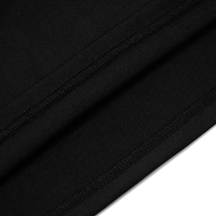 Tailored mini dress with V-neck and pleats - HILI