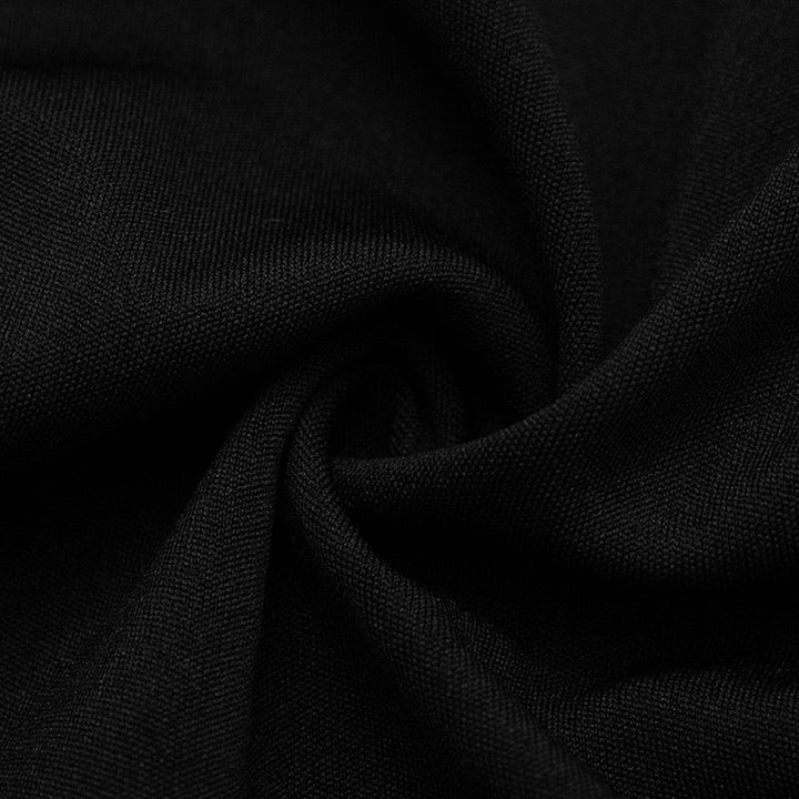 Tailored mini dress with V-neck and pleats - HILI