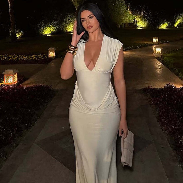 Pleated maxi dress – Kendall