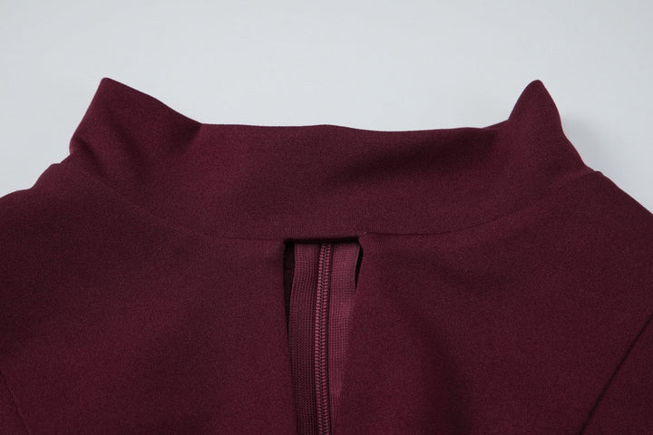 Mini dress with a slit design - KAROL