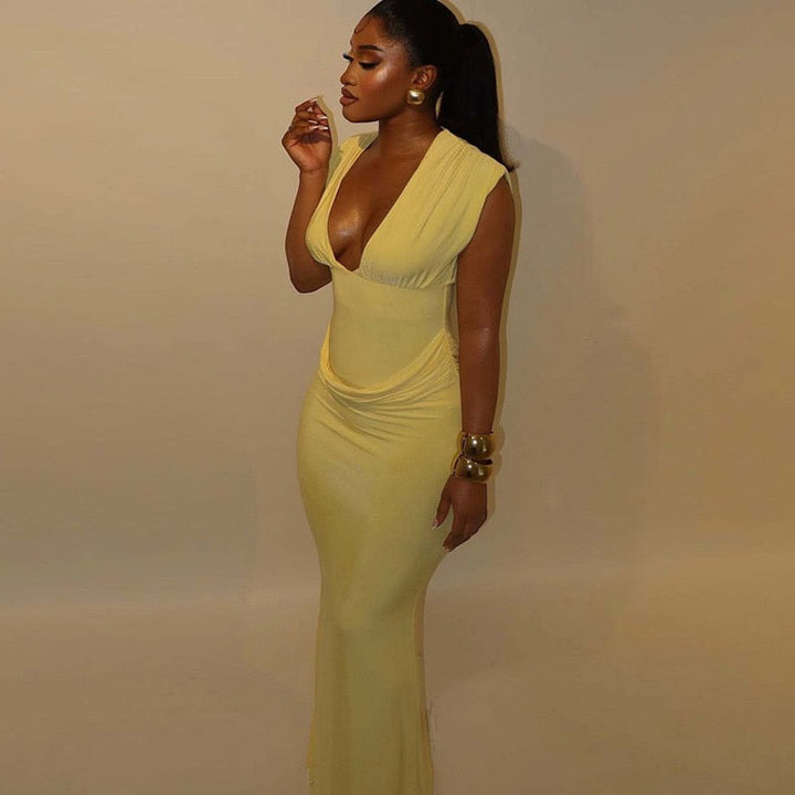 Pleated maxi dress – Kendall