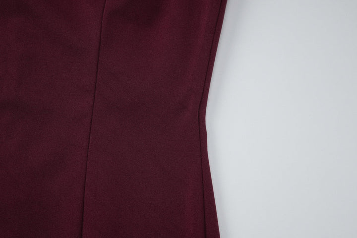 Mini dress with a slit design - KAROL