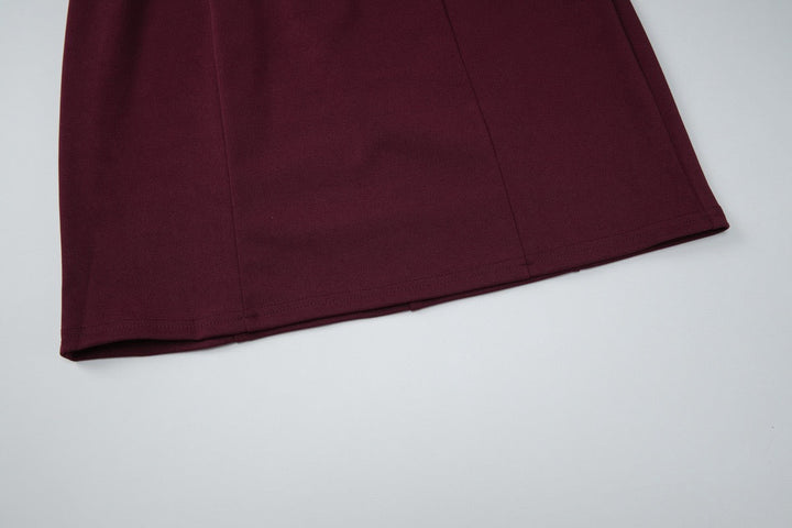 Mini dress with a slit design - KAROL