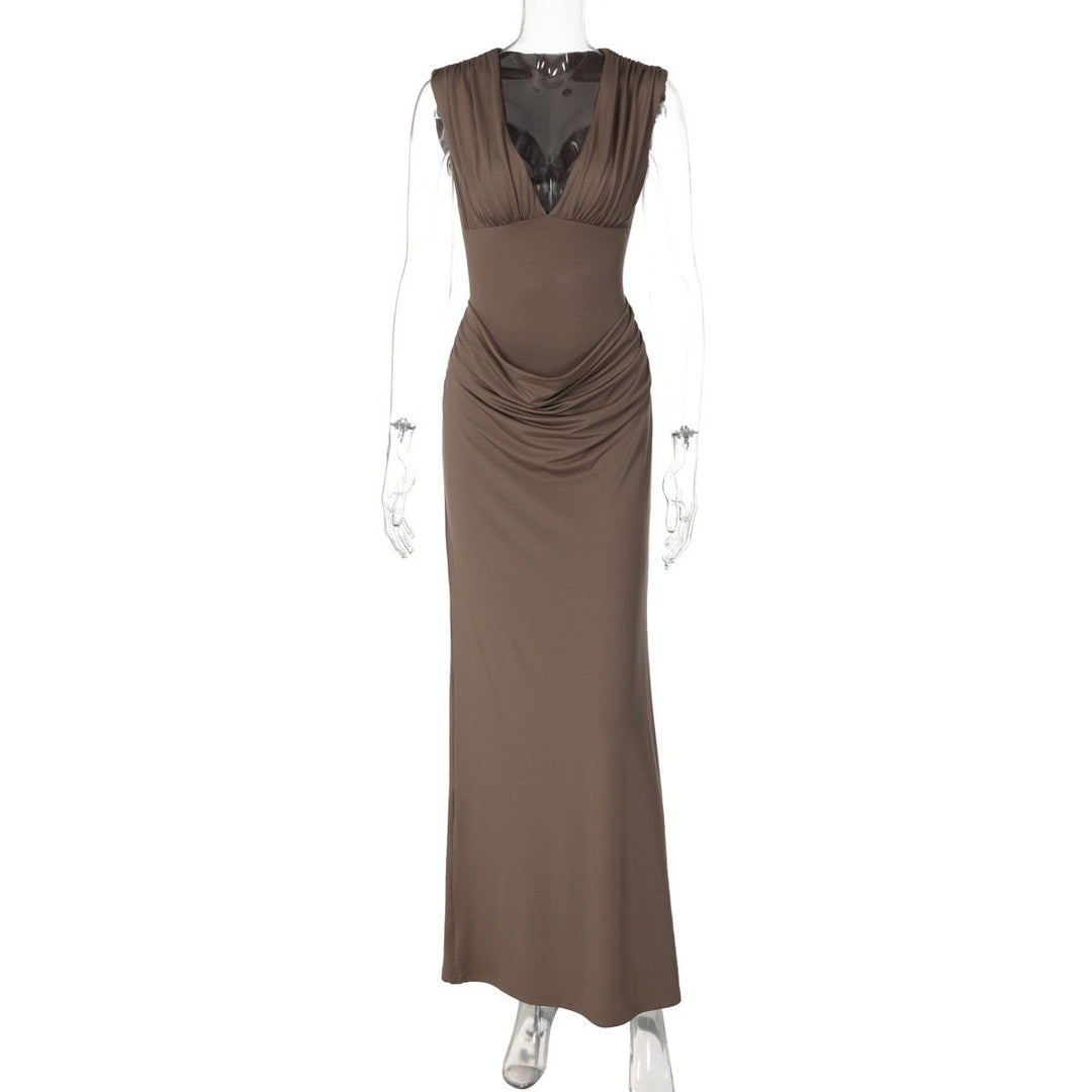 Pleated maxi dress – Kendall
