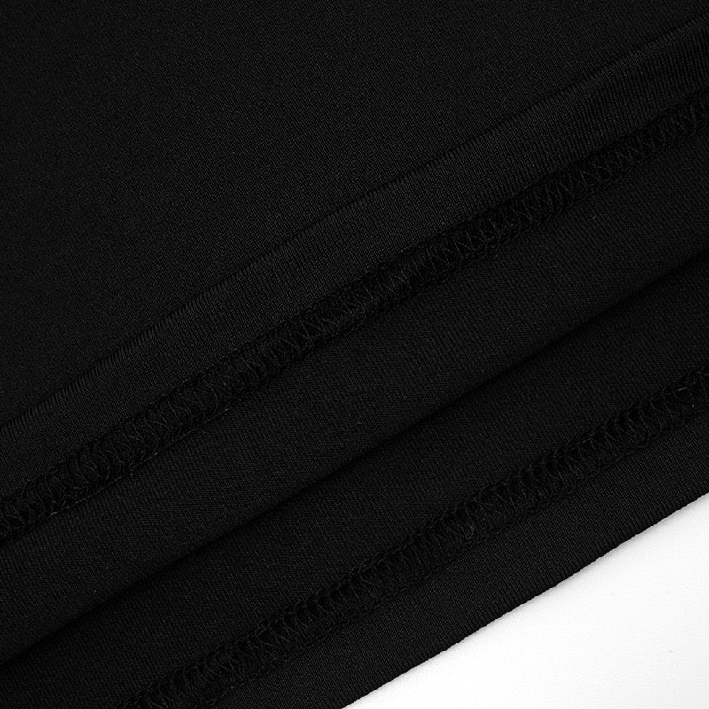 Pleated turtleneck mini dress - PENNY