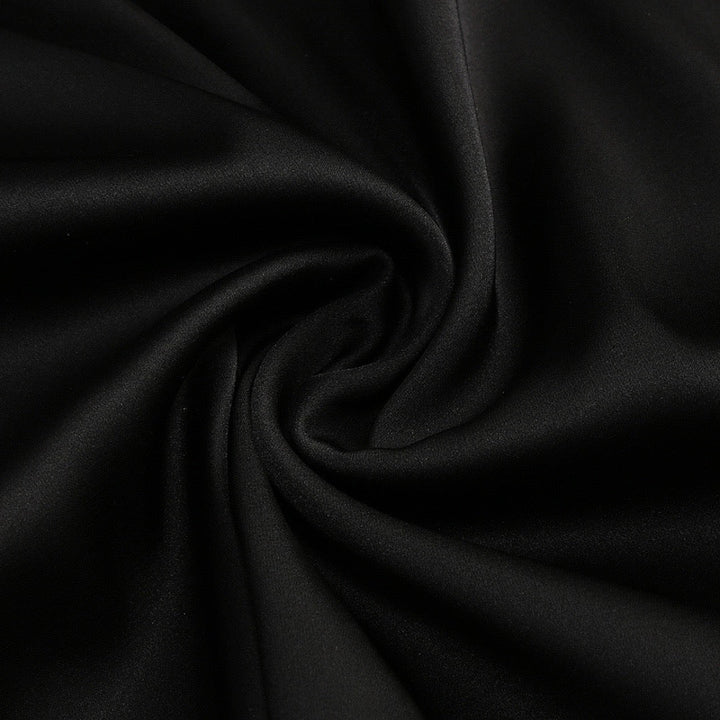 Strapless maxi lace dress with satin design - GALINA