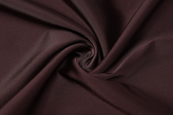 Lace-trimmed satin maxi dress with open back closure - MARIN