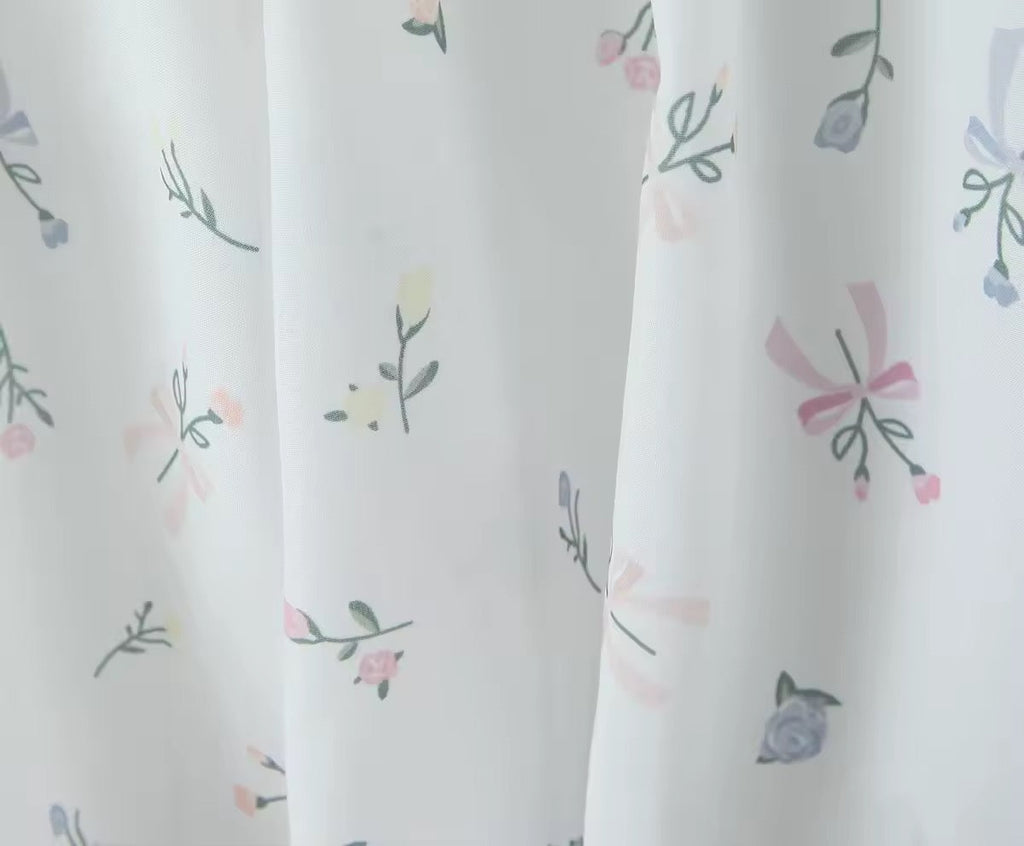 שמלת מיני בגזרת A קשירה בגב להצמדה במותן סטייל כפרי - Reya