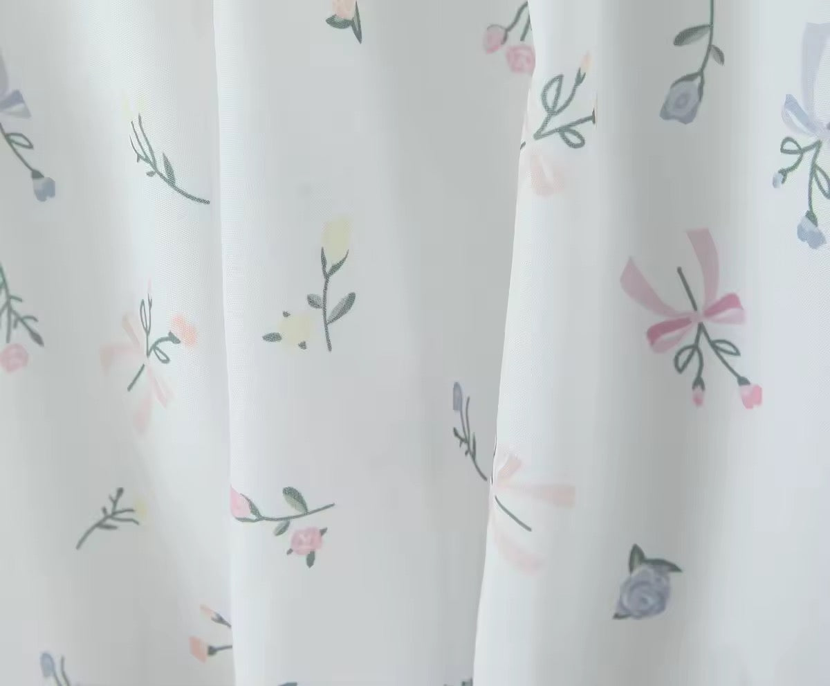 שמלת מיני בגזרת A קשירה בגב להצמדה במותן סטייל כפרי - Reya