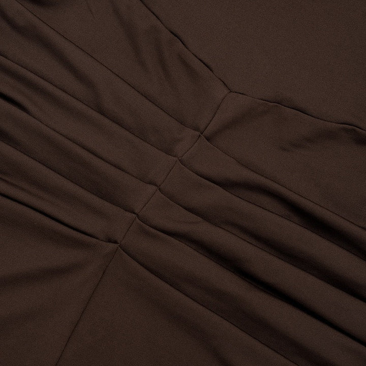 Maxi Dress with Ruching - DAR