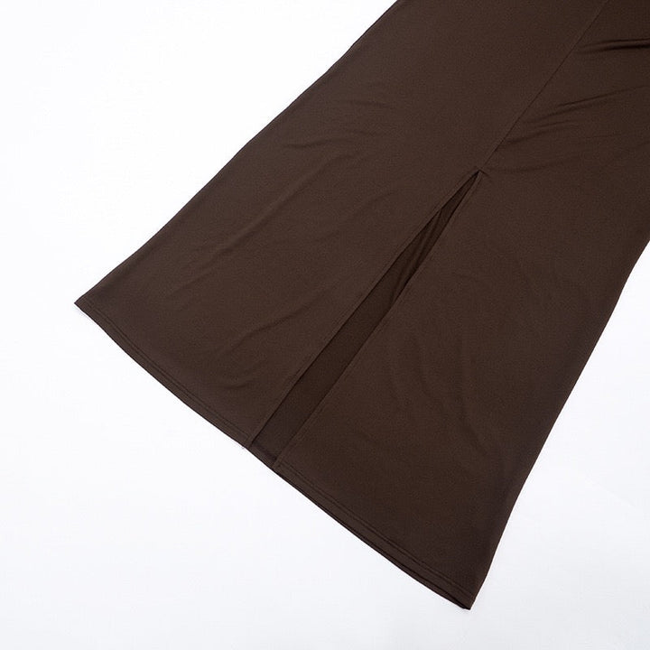 Maxi Dress with Ruching - DAR