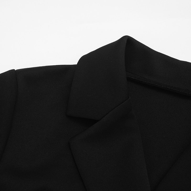 שמלת מיני מחויטת בעיצוב כפתורים - SONYA