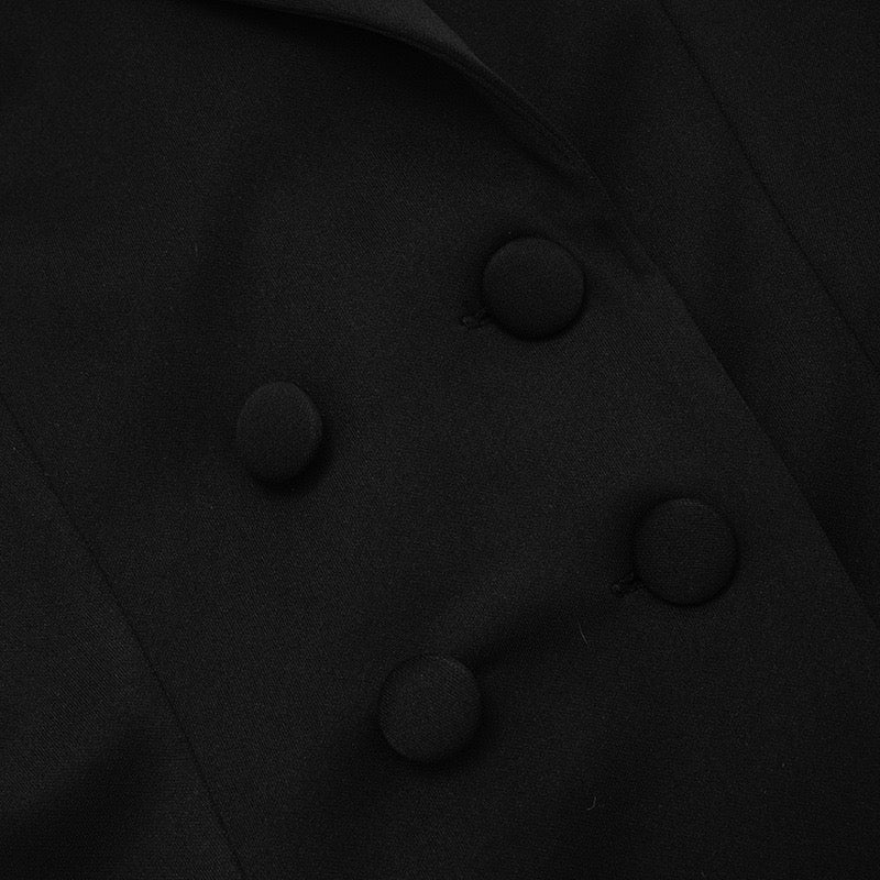 שמלת מיני מחויטת בעיצוב כפתורים - SONYA