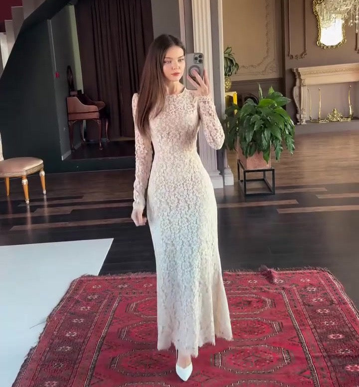 Maxi Lace Dress - Luri