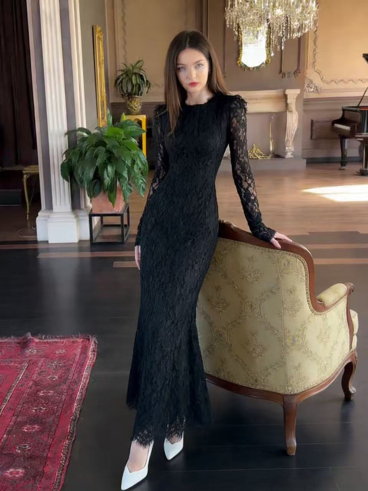 Maxi Lace Dress - Luri