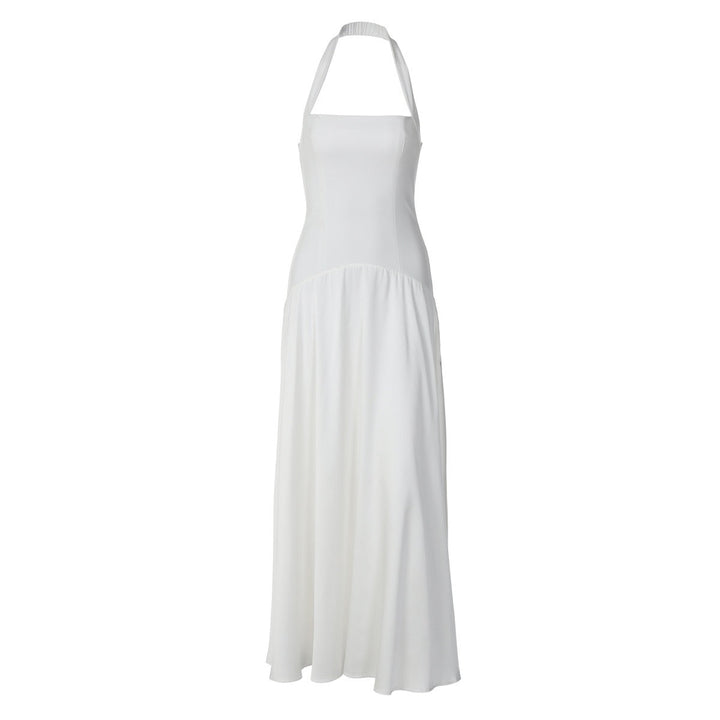 Haila satin maxi dress