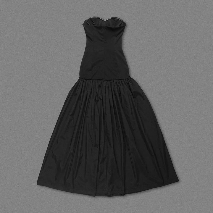 Zimra A-line maxi dress with a cutout design