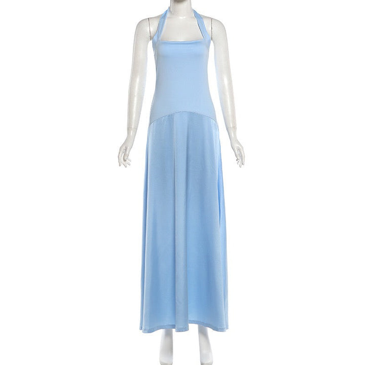 Haila satin maxi dress