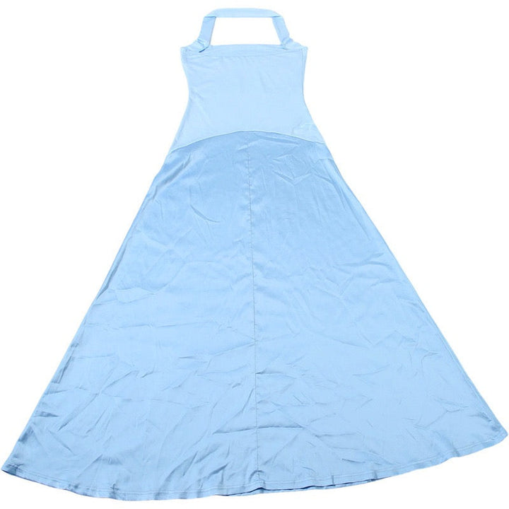 Haila satin maxi dress