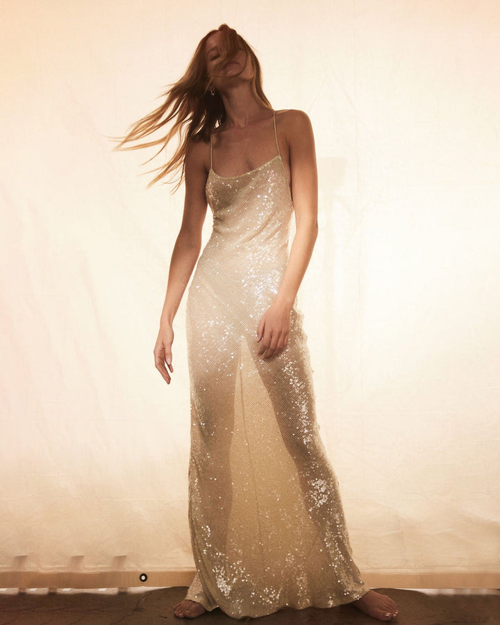 Sequin maxi dress – Meril