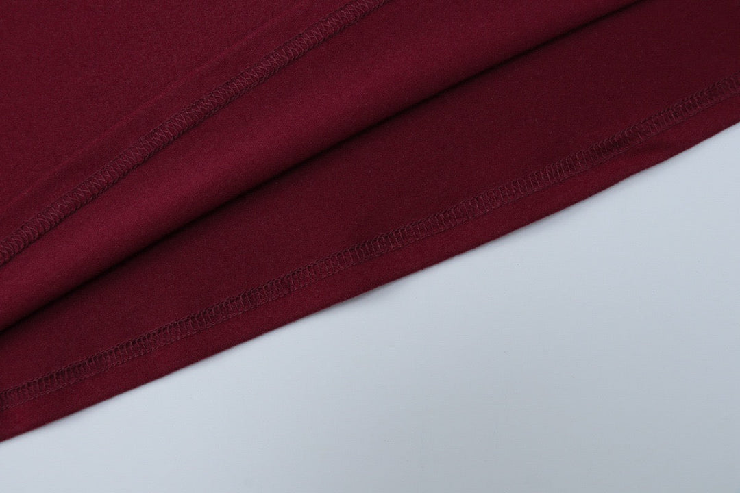 Maxi dress with ruched design and polo neck - VIOLET