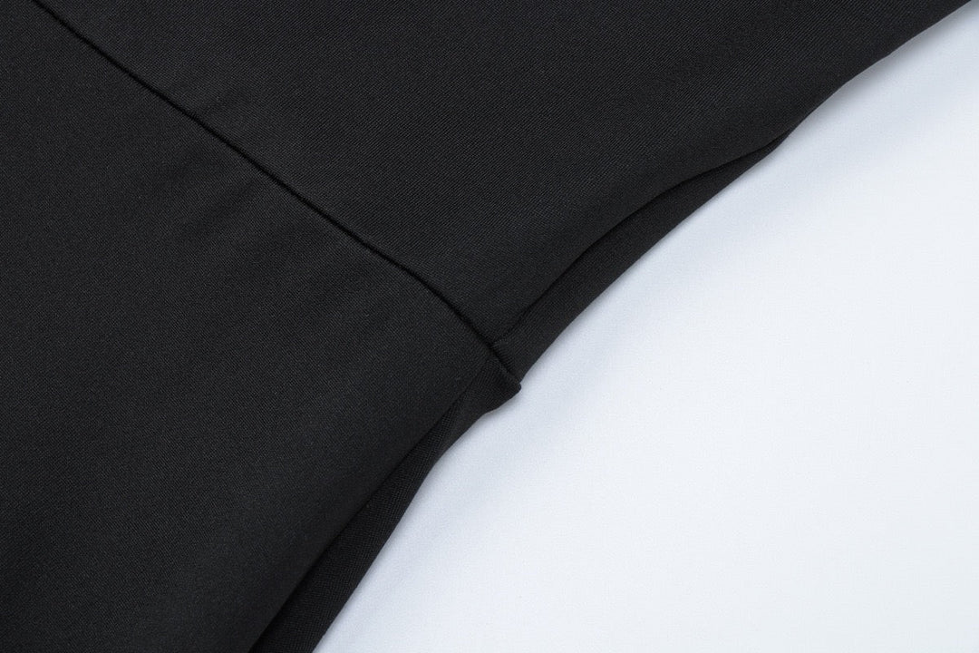 Maxi dress with collar and slit design - LIANA