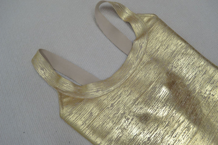 Briella maxi dress in shiny shaping fabric