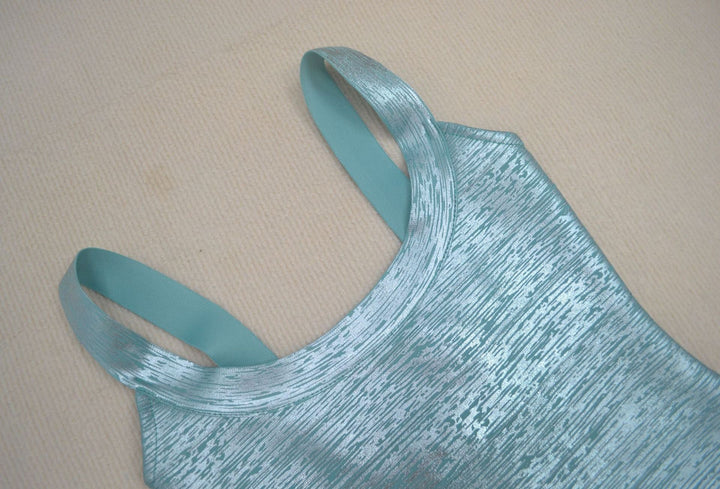 Briella maxi dress in shiny shaping fabric