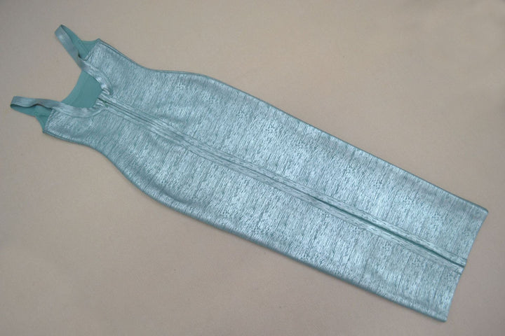 Briella maxi dress in shiny shaping fabric