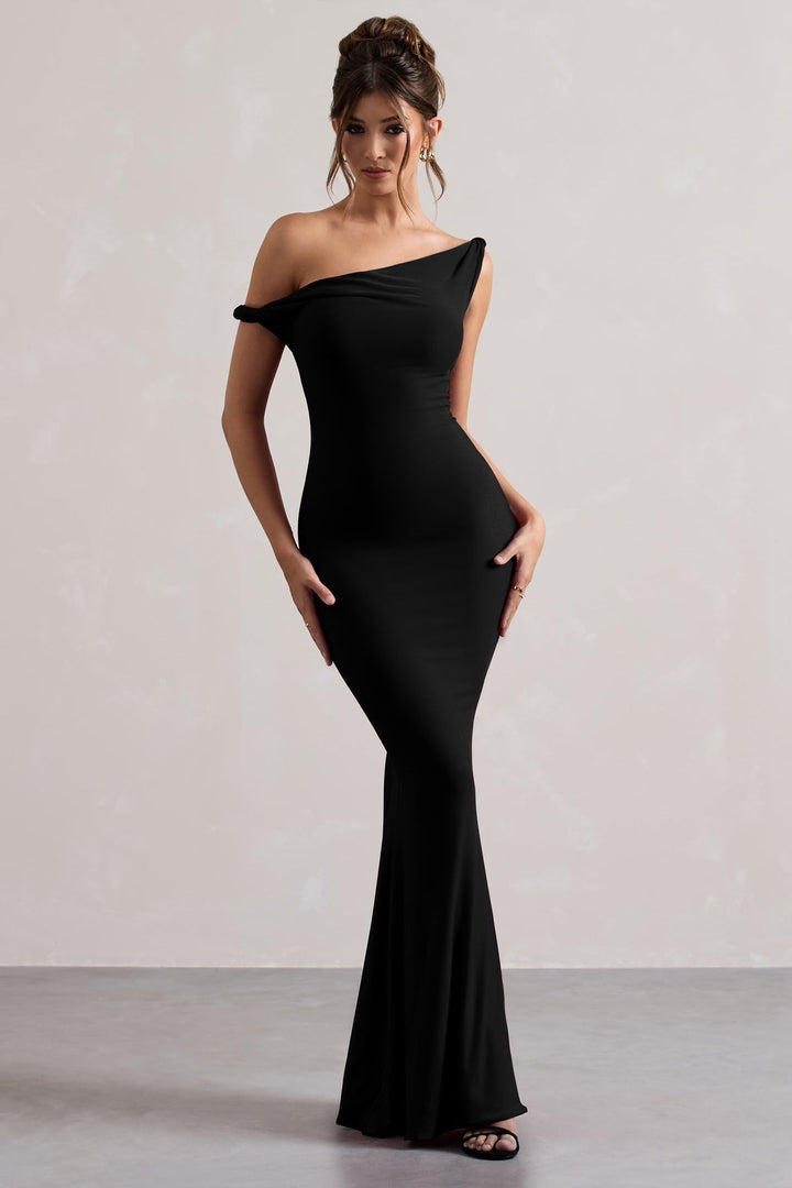 Off-the-shoulder maxi dress – MORNA