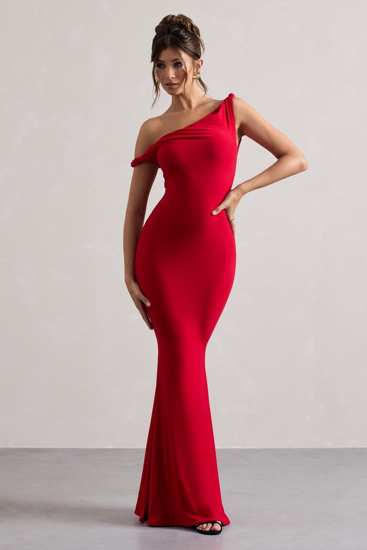 Off-the-shoulder maxi dress – MORNA
