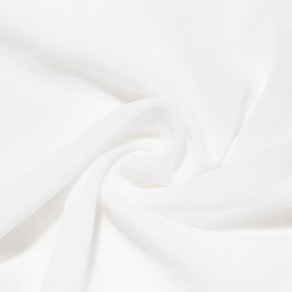 שמלת מיני מלמלה שיפון צווארון נופל גב פתוח - Juliana