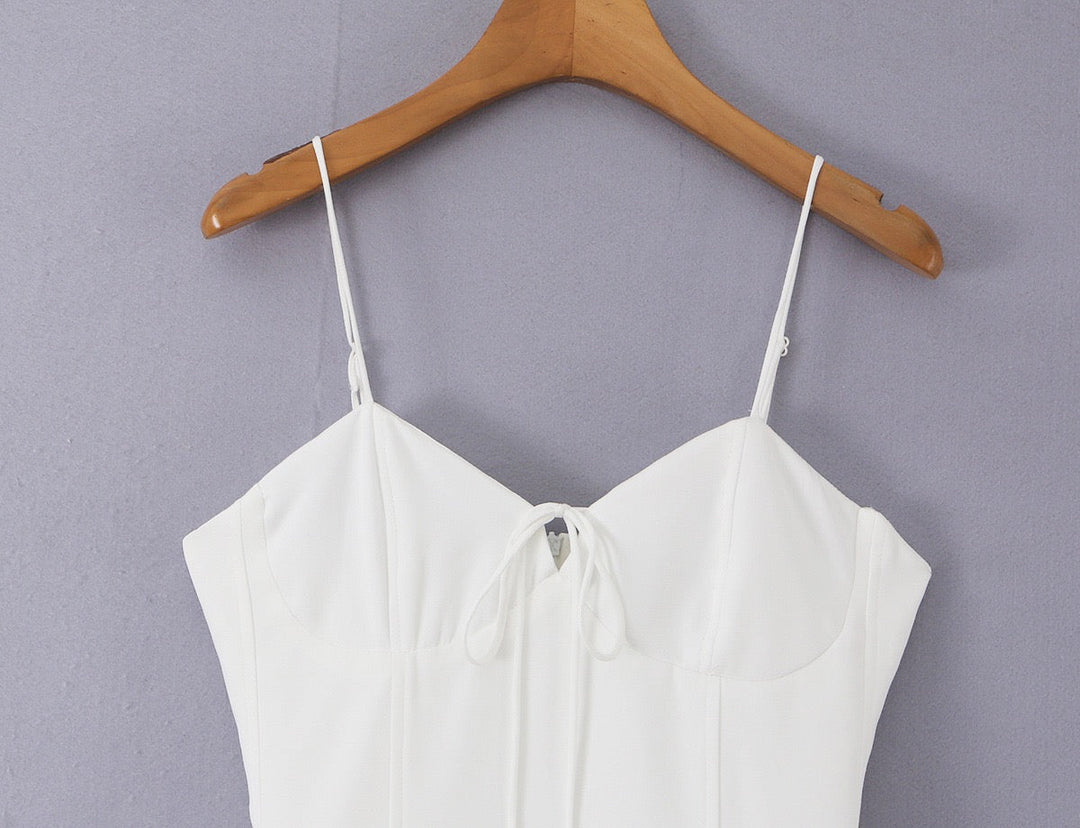 A-line mini dress in tulle – Laia