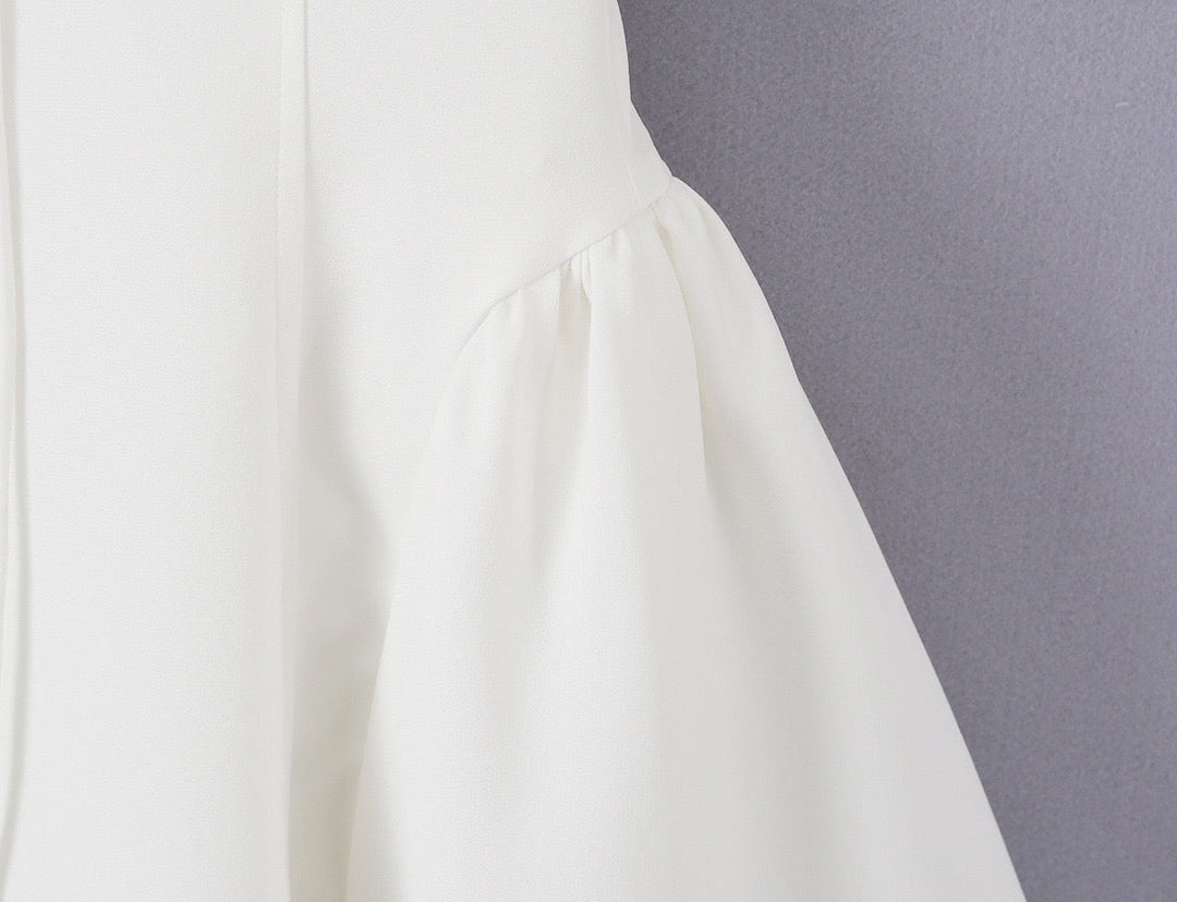 A-line mini dress in tulle – Laia