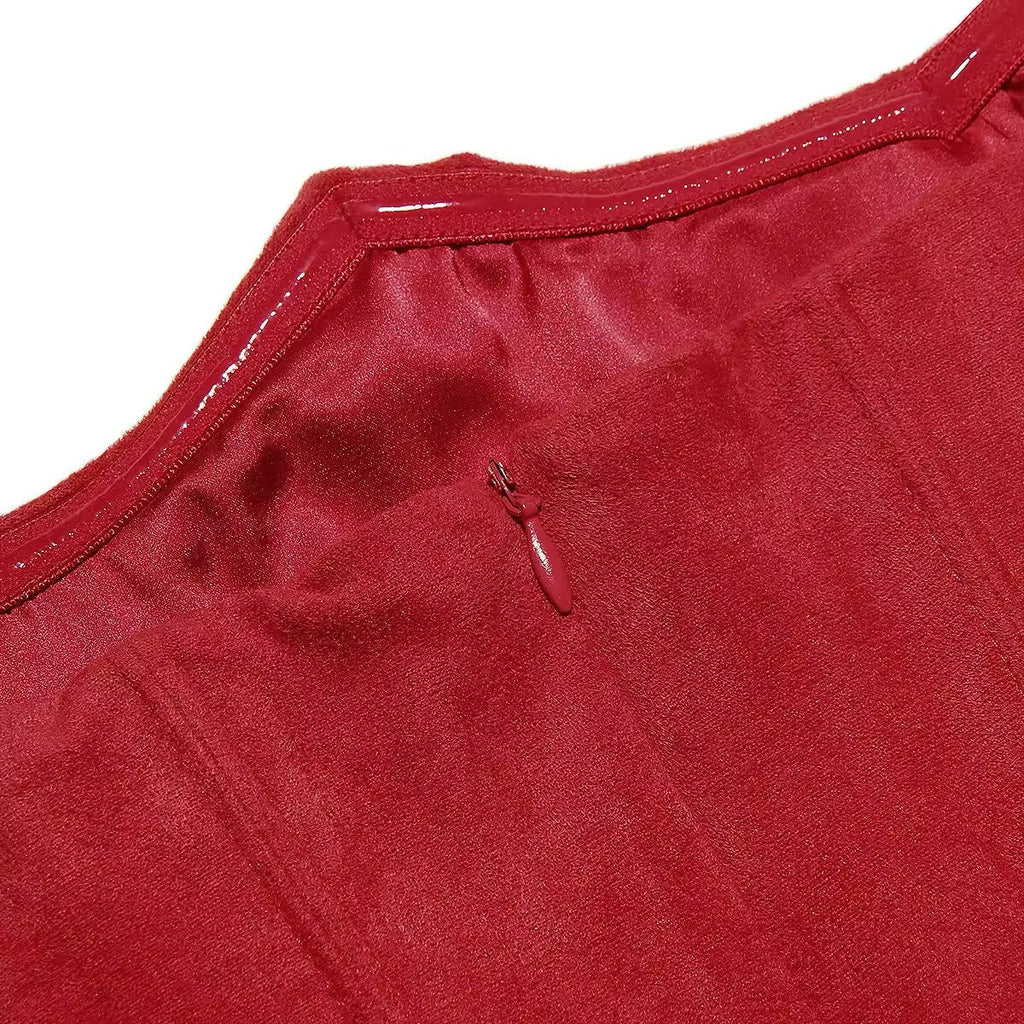 שמלת מקסי סטרפלס סאטן בשילוב מחוך צמוד - נויה