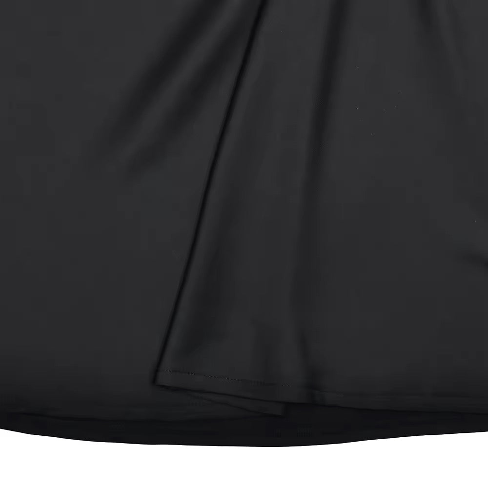 שמלת מקסי חלק תחתון סאטן בעיצוב כתפיה אחת - אלינוי