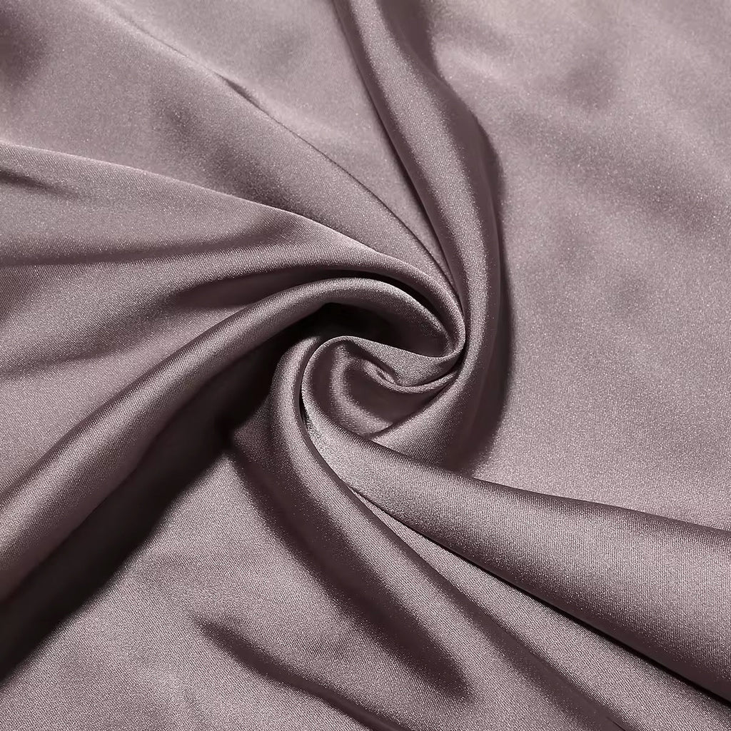 שמלת מקסי סטרפלס סאטן בשילוב מחוך צמוד - נויה