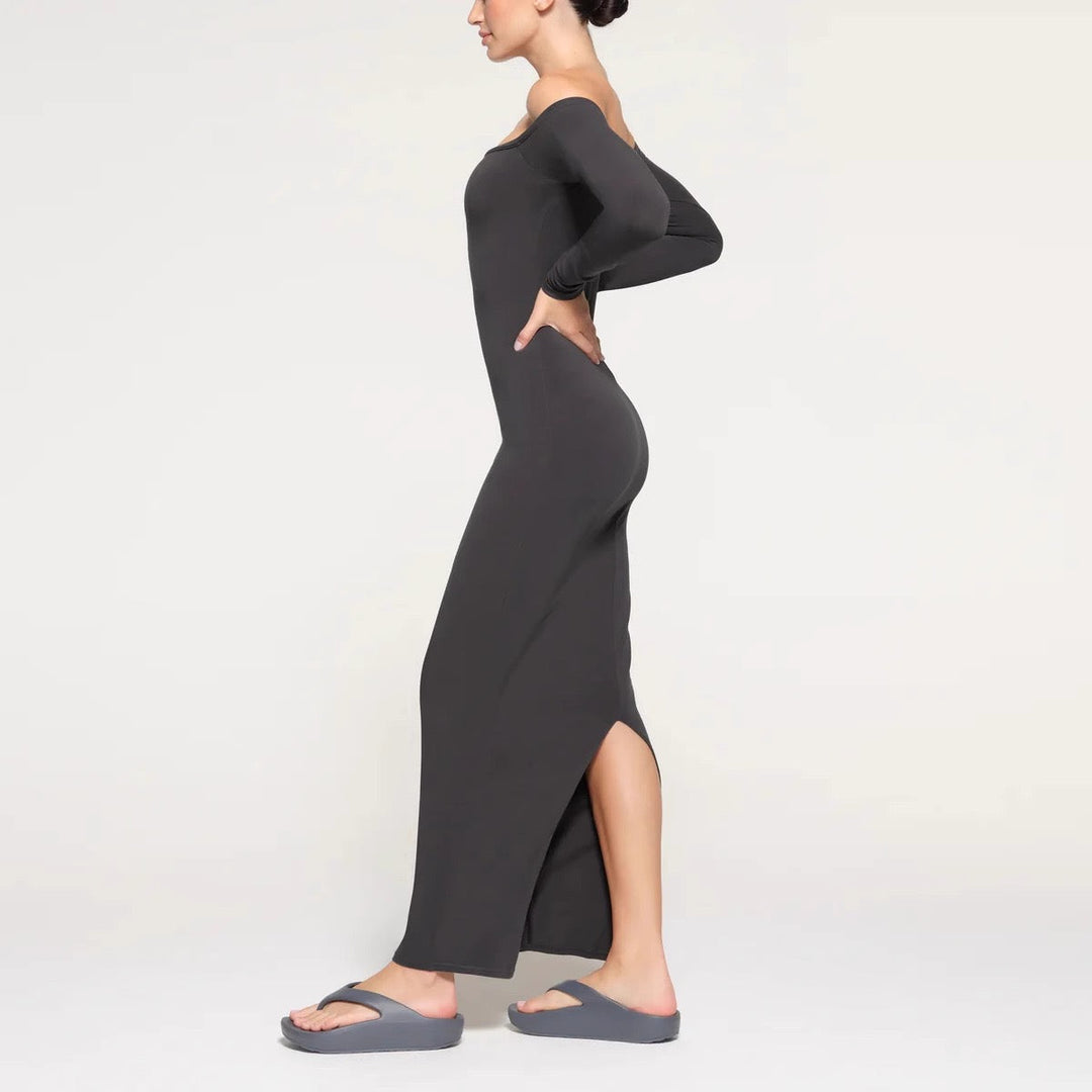 Off-shoulder maxi dress - kimmy