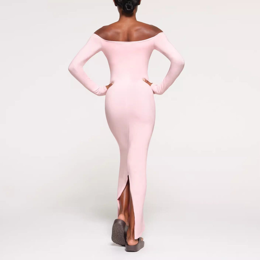 Off-shoulder maxi dress - kimmy