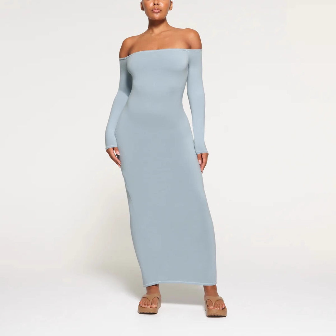Off-shoulder maxi dress - kimmy