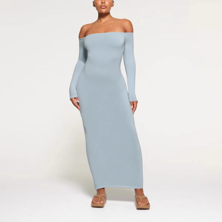Off-shoulder maxi dress - kimmy