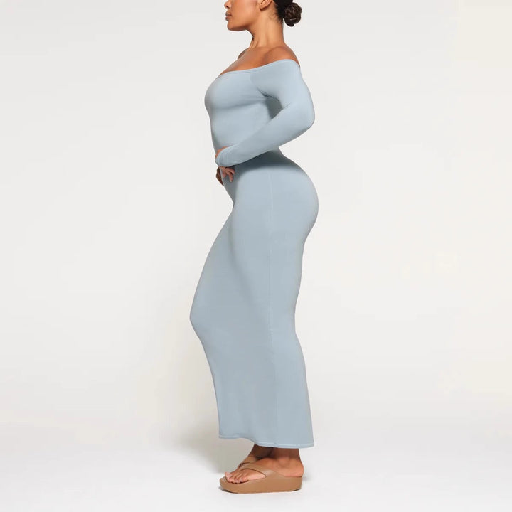 Off-shoulder maxi dress - kimmy