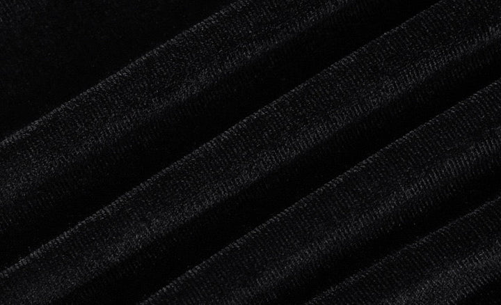 Velvet strapless maxi dress with slit design - BONNEY