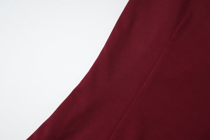 Elegant fitted maxi dress with buckle closure design - IRENA