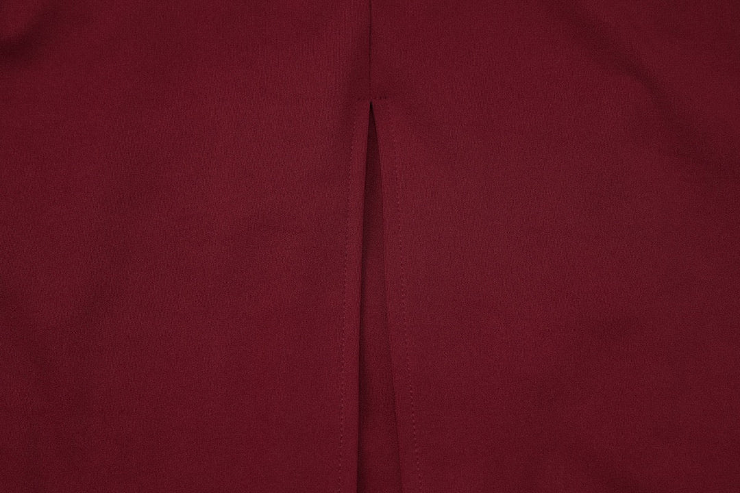 Elegant fitted maxi dress with buckle closure design - IRENA